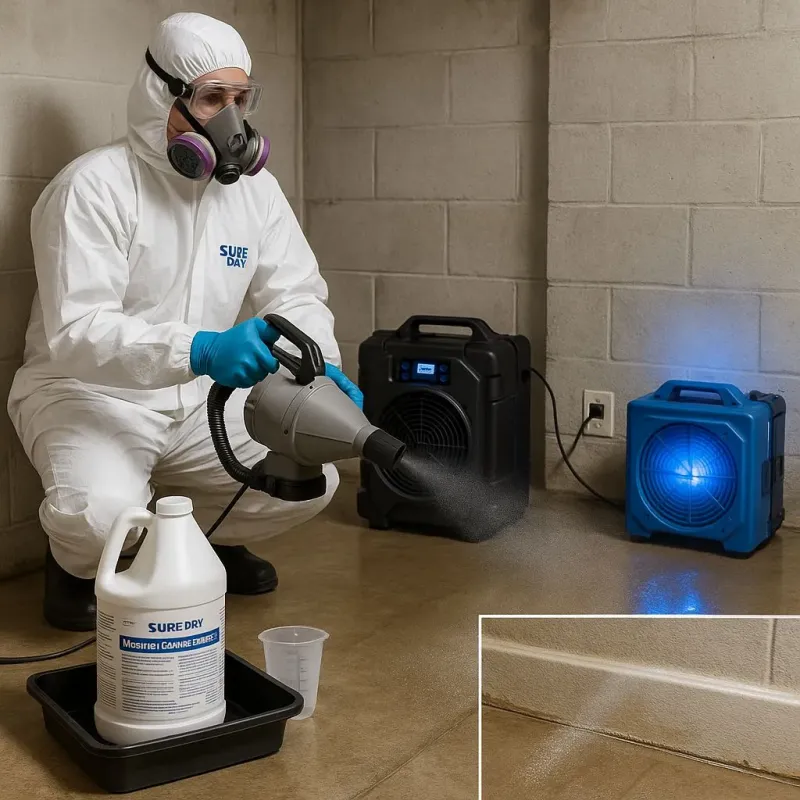 Sanitization and Odor Removal process in Moore, OK