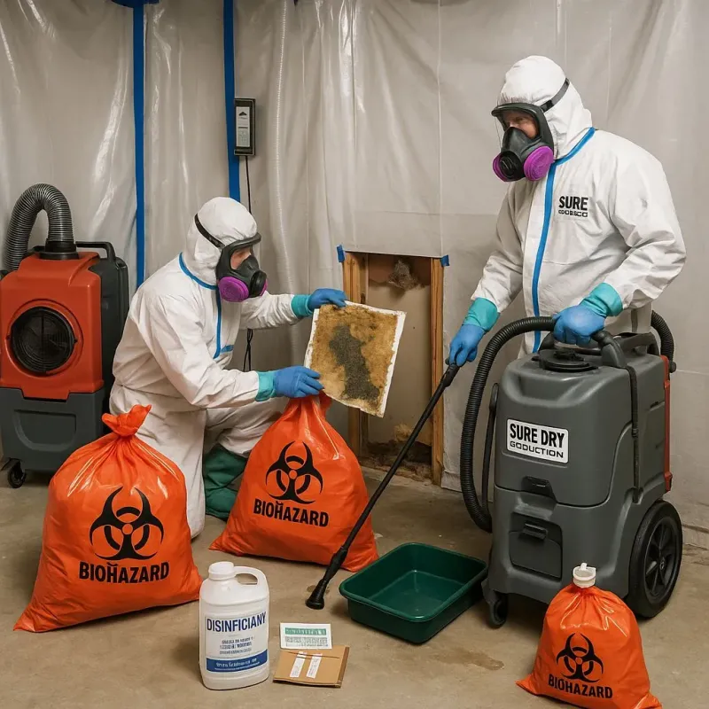 Contaminated Water Handling Protocols process in Moore, OK